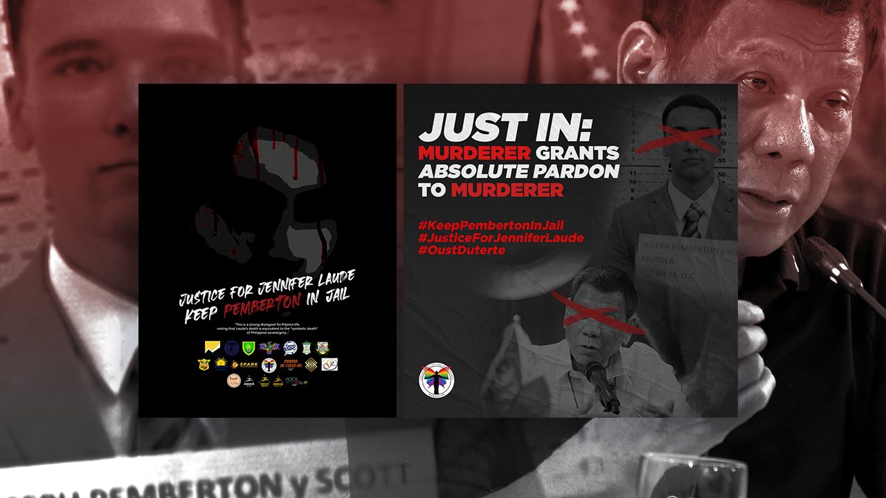 Groups call Duterte’s pardon of Pemberton a ‘direct attack’ on trans people