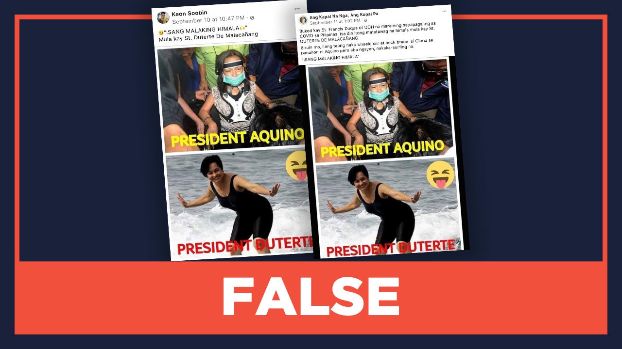 FALSE: Photo shows Arroyo in better condition during Duterte’s term