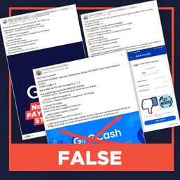 FALSE: GCash ‘Send Money’ and bank transfer fees starting October 1