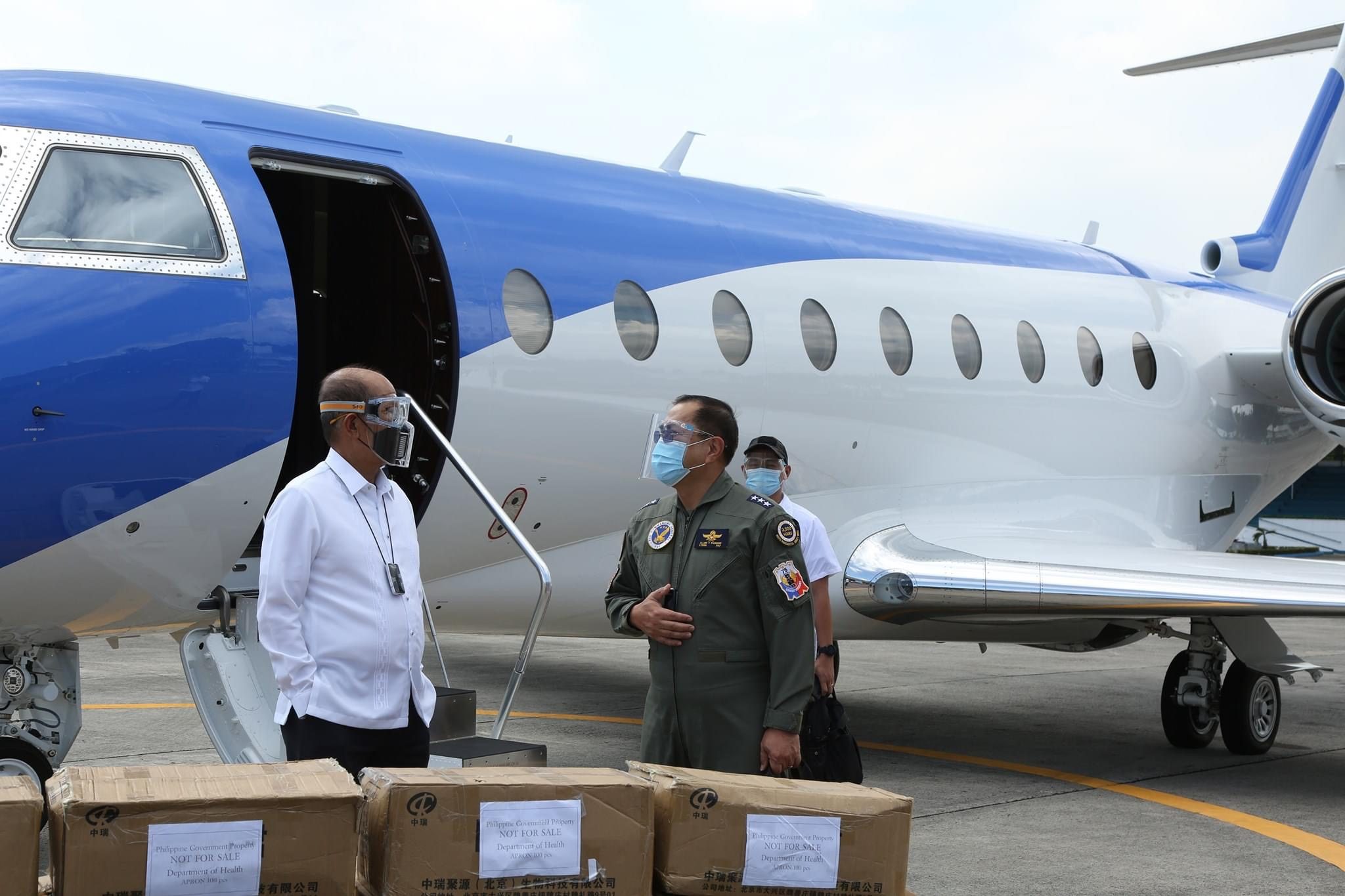LOOK: P2-billion jet for Duterte, military arrives in the Philippines