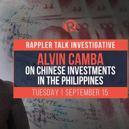 Rappler Talk: Alvin Camba on Chinese investments in the Philippines