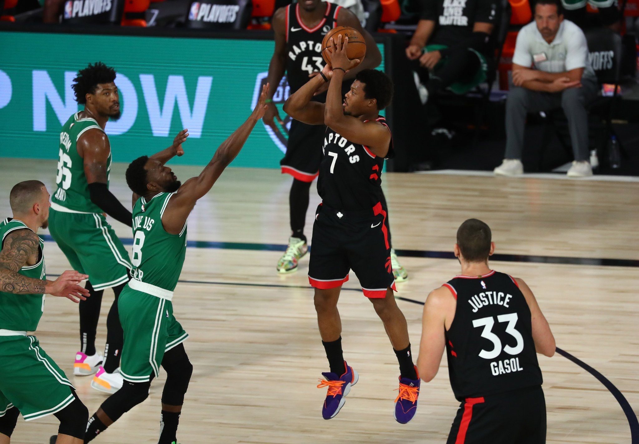Raptors outlast Celtics in 2OT to stay alive in NBA playoffs