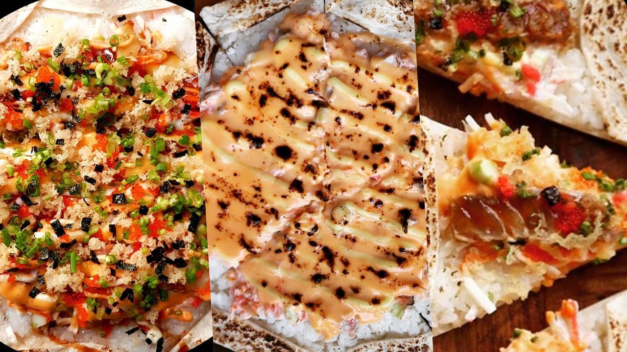 This new business serves a sushi and pizza hybrid