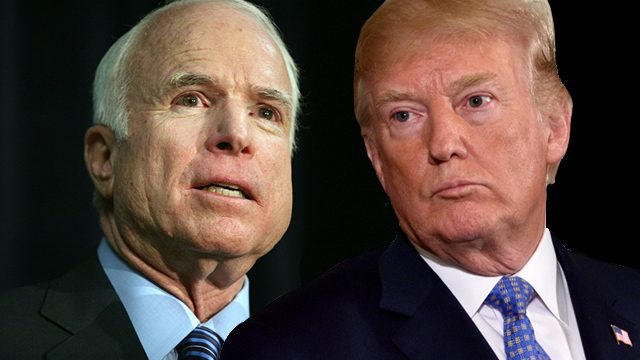 Trump launches fresh attack on McCain after widow endorses Biden