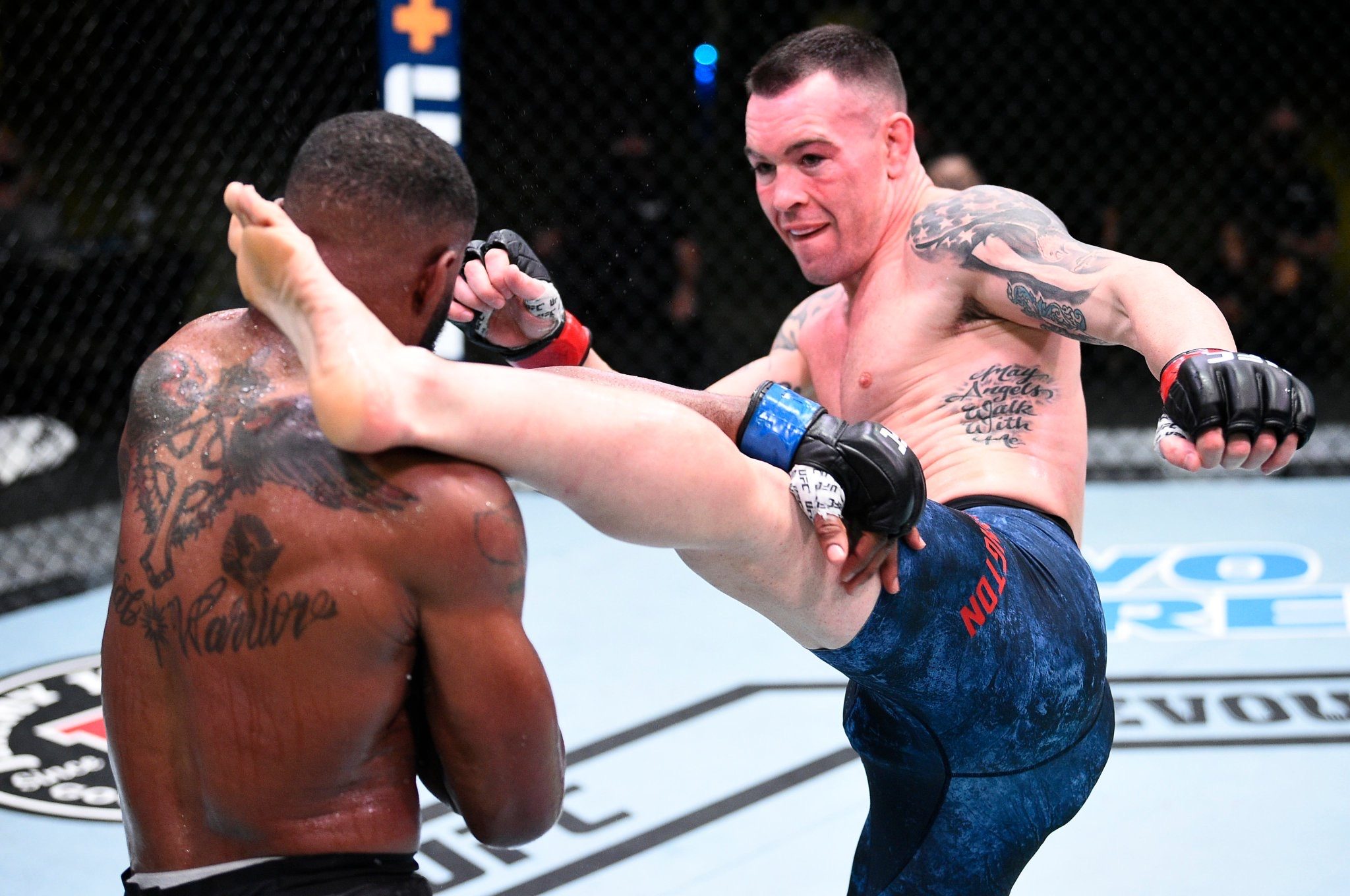 UFC: Covington dominates, takes TKO win over Woodley