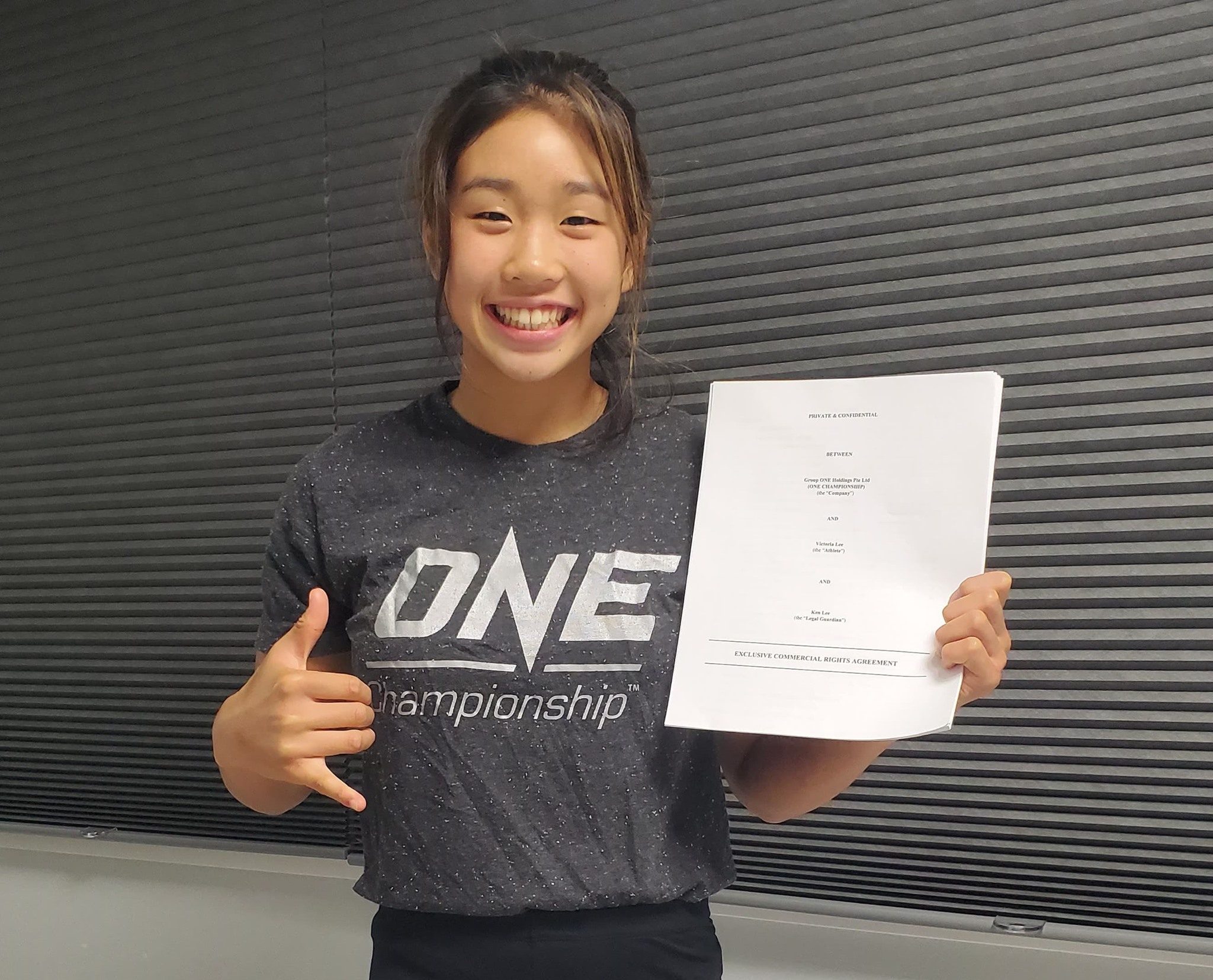 Teen MMA prodigy Victoria Lee joins ONE Championship