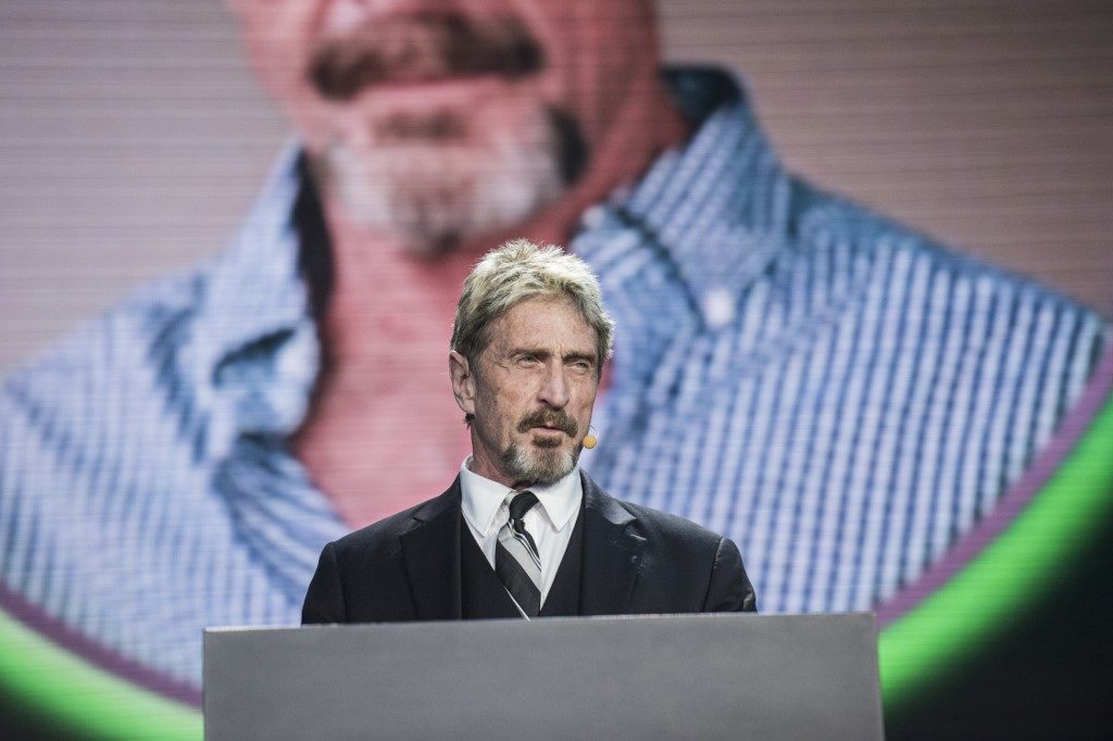 McAfee founder arrested for cryptocurrency promotion fraud, tax evasion