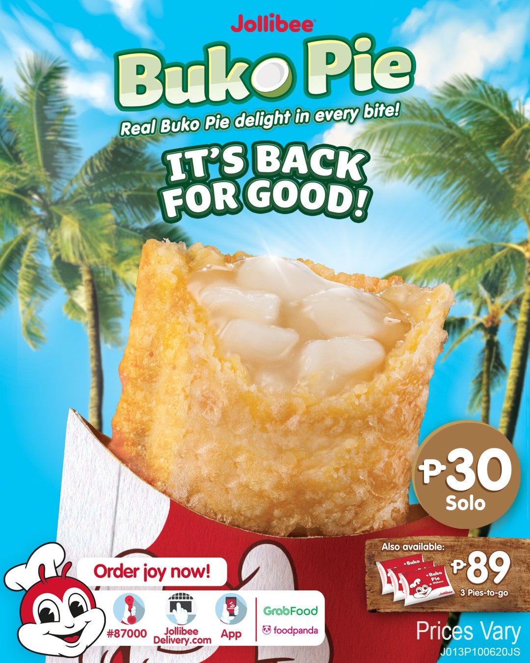 Jollibee brings back Buko Pie for good