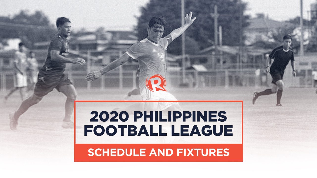 SCHEDULE: 2020 Philippines Football League
