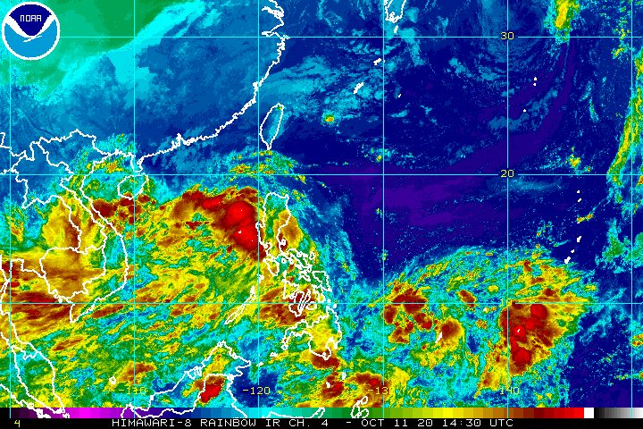 Tropical Depression Nika, southwest monsoon bringing heavy rain to Luzon