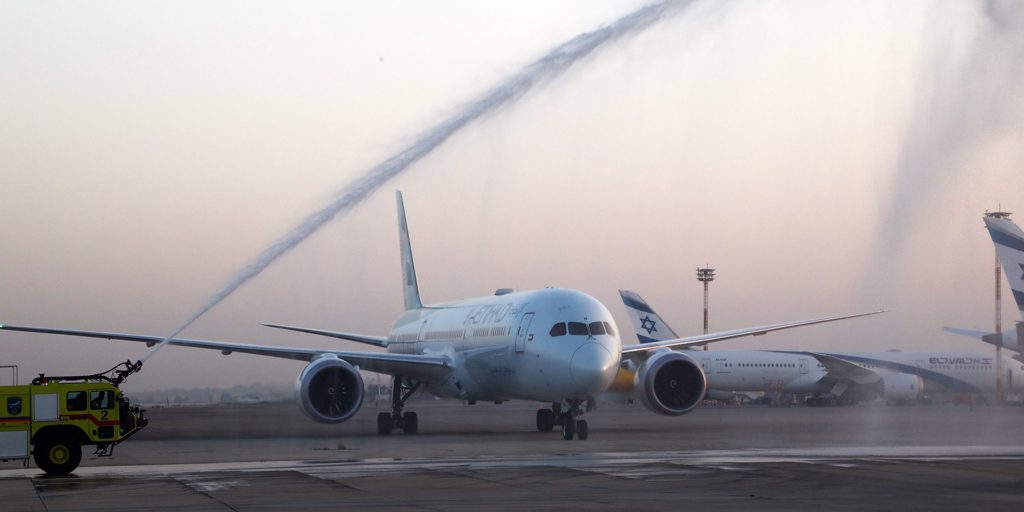 First Emirati passenger flight lands in Israel