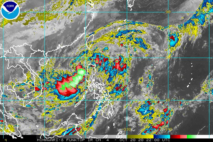 Tropical Storm Pepito crosses Northern Luzon’s rugged terrain