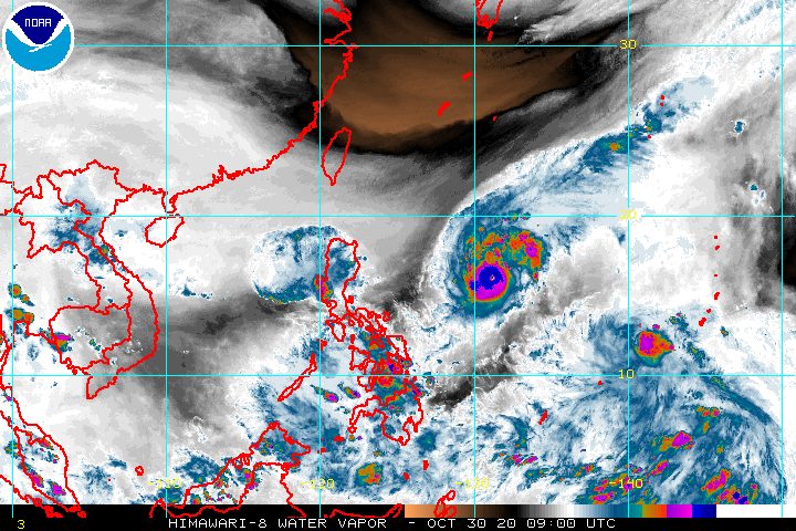 Typhoon Rolly strengthens further, Signal No. 1 up in Catanduanes