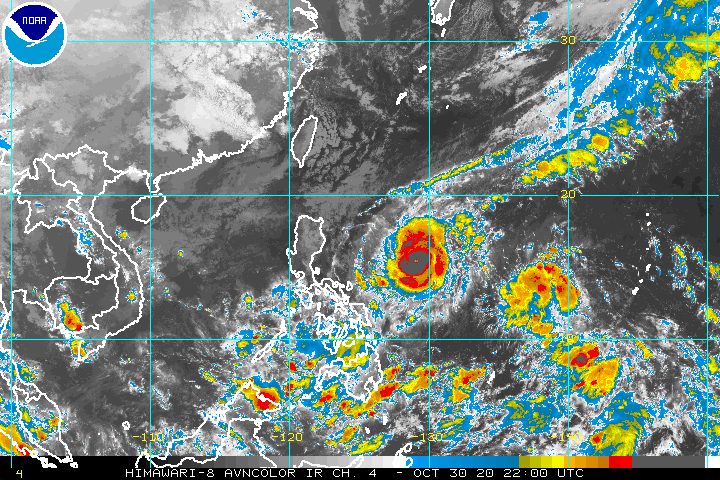 Signal No. 2 in parts of Bicol as Typhoon Rolly maintains strength