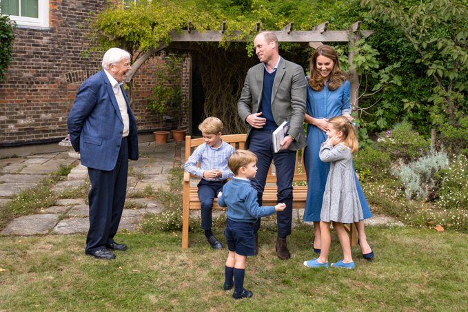 WATCH: Adorable royals George, Charlotte, Louis in chat with David Attenborough