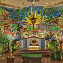 LOOK: ‘Biggest’ altar mural in PH as tribute to COVID-19 frontliners