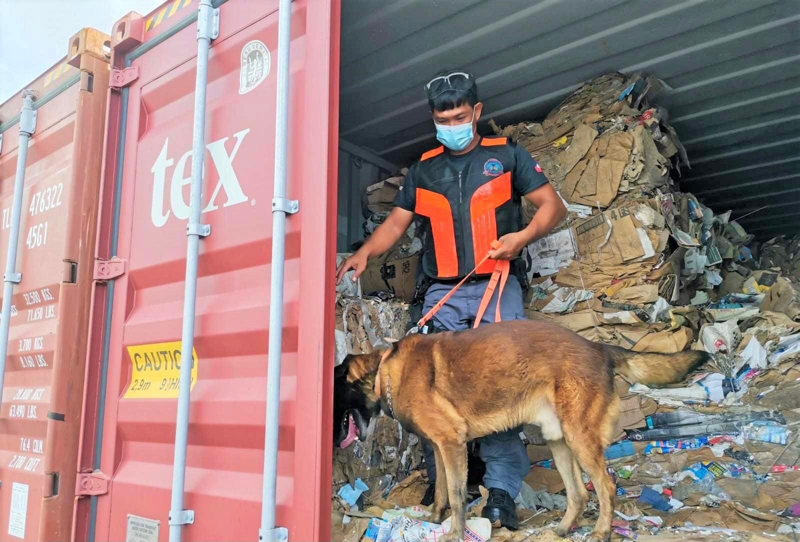 Customs intercepts containers of waste materials from US at Subic port