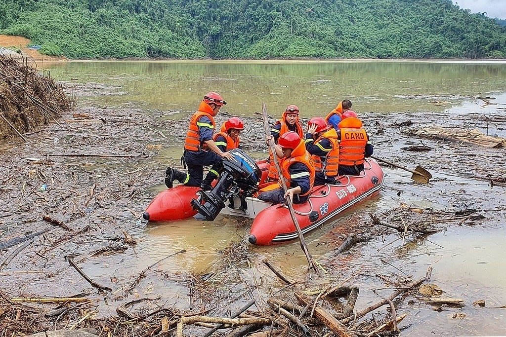 Hunt for missing rescue team in flood-hit Vietnam, more rain forecast