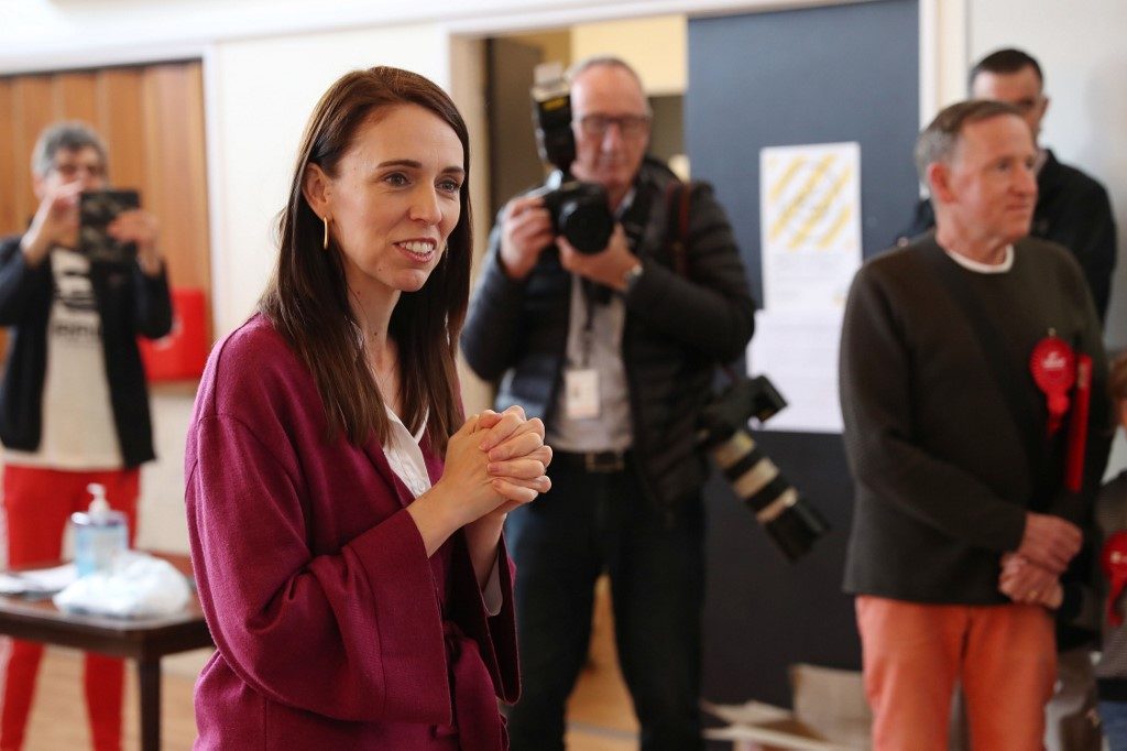 Ardern takes early lead in New Zealand’s ‘COVID election’