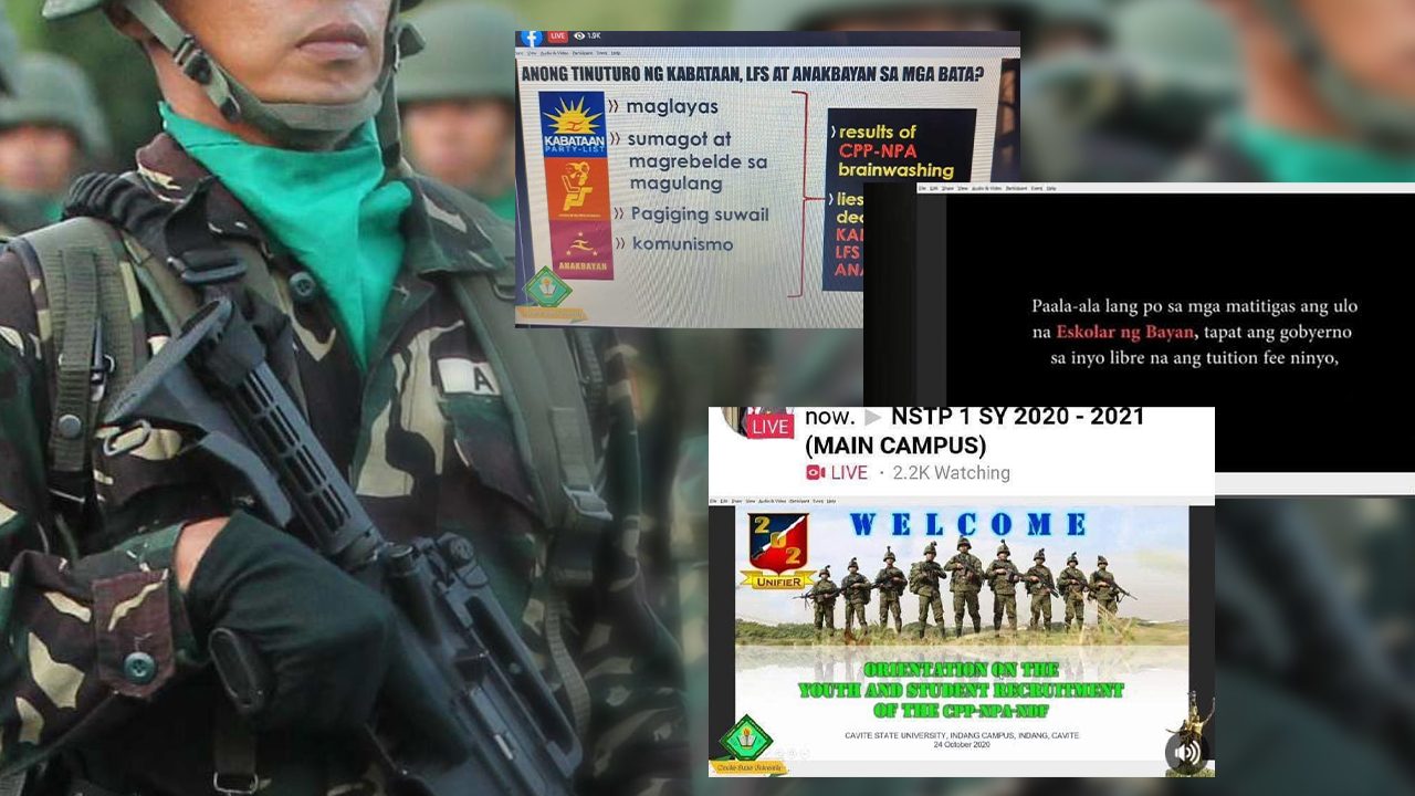 Cavite State University under fire after military official red-tags activists at NSTP webinar