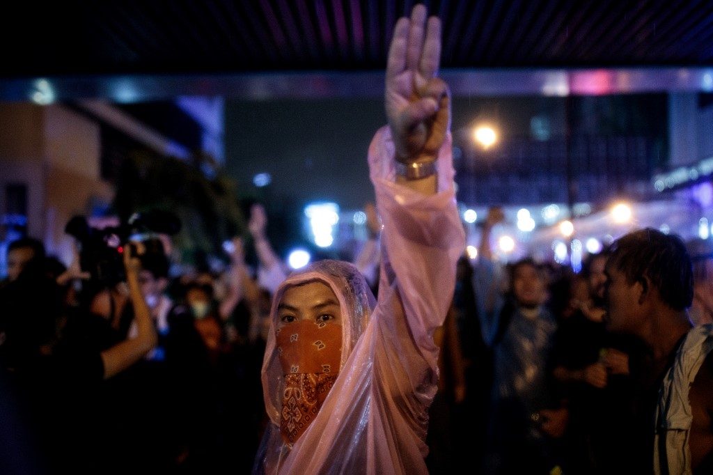 Thousands of Thai protesters return to streets after police clashes