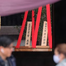 Japan PM Suga sends offering to controversial war shrine