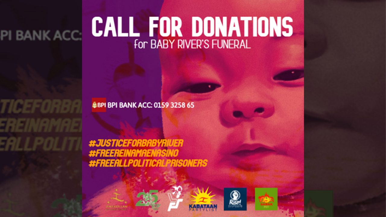 Here’s how you can help jailed activist pay for baby River’s burial