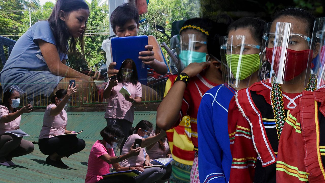IN PHOTOS: Students, teachers struggle as classes open during pandemic