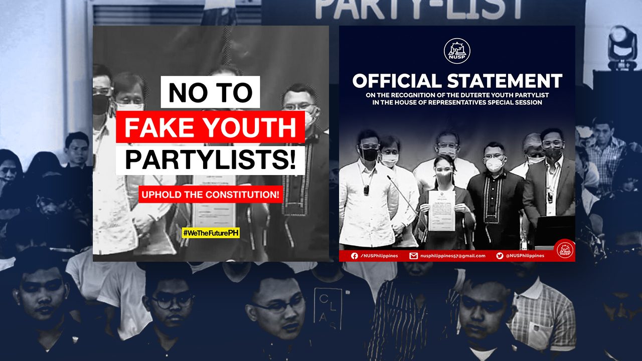 After party-list proclamation, young Filipinos say Duterte Youth does ‘not represent’ them
