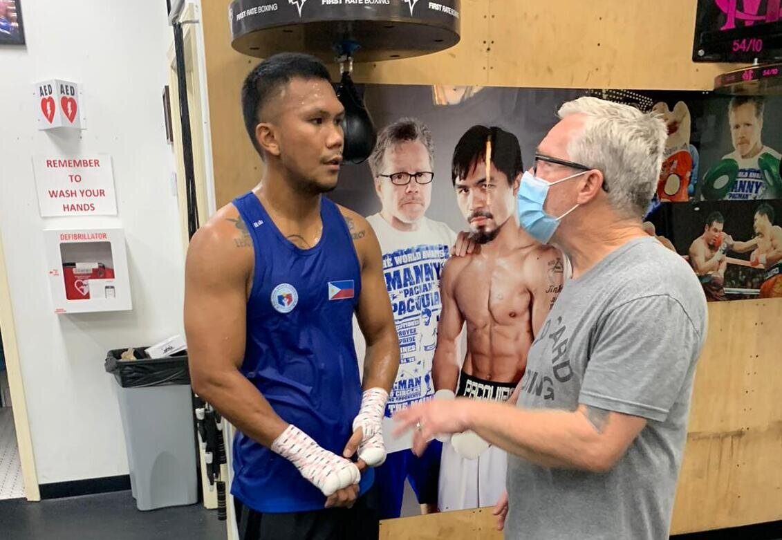Marcial, Roach start training with Pacquiao in their minds