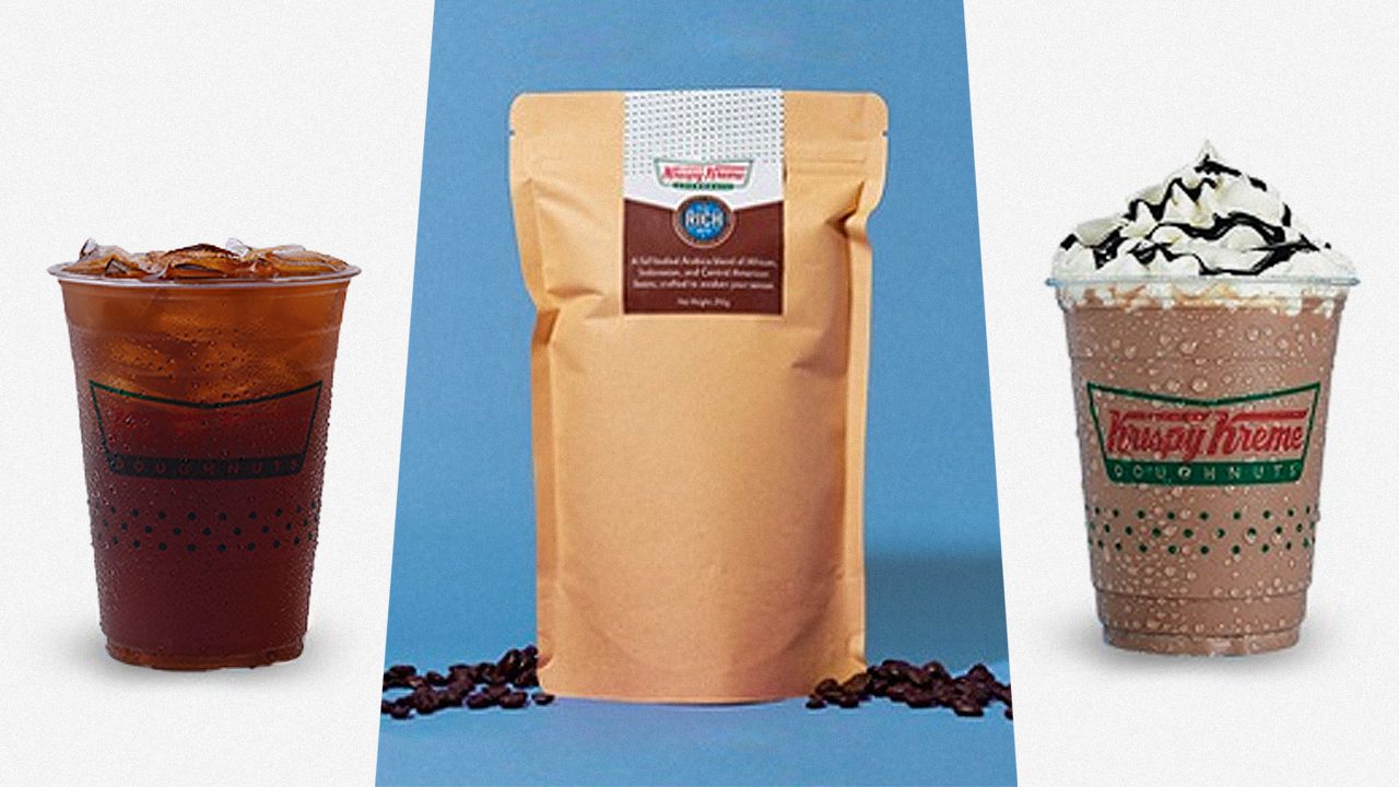 Krispy Kreme offers cold brew coffee, take-home beans, chillers