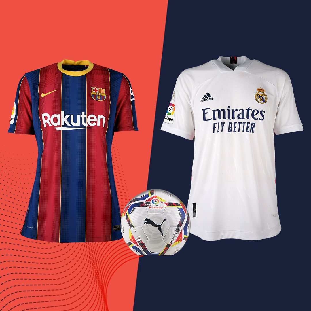 Get a chance to win official FC Barcelona, Real Madrid jerseys