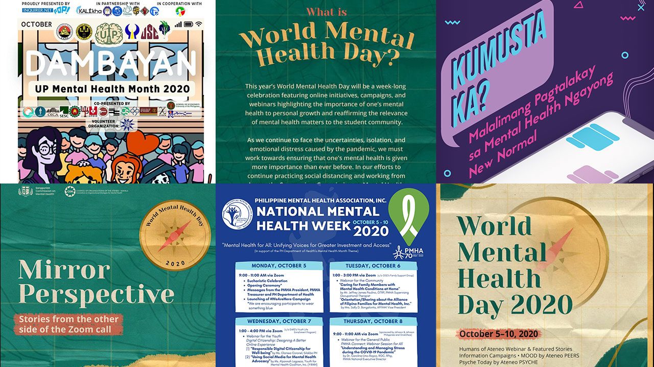 LIST: World Mental Health Day events, activities in the Philippines
