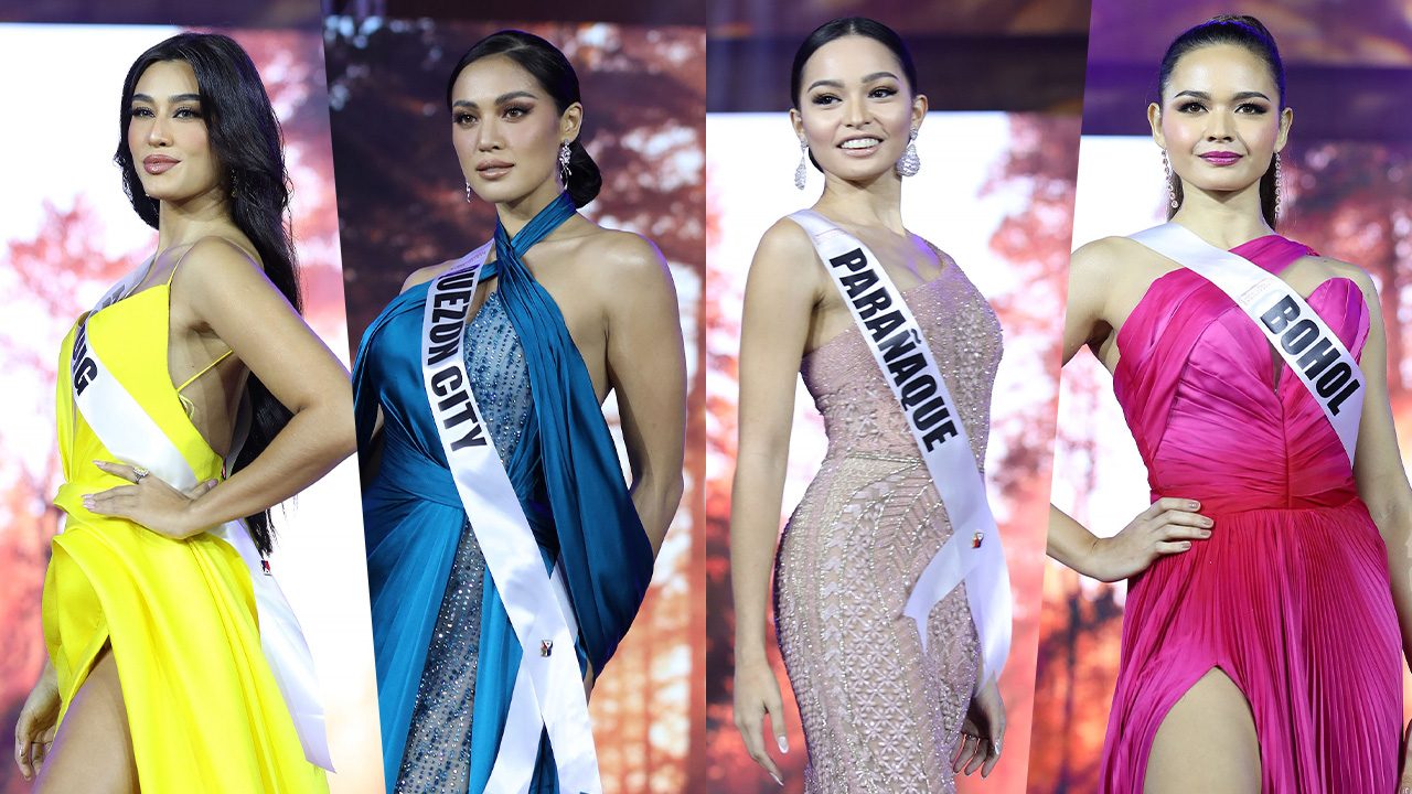IN PHOTOS: Miss Universe PH 2020 bets in evening gowns at the preliminary competition