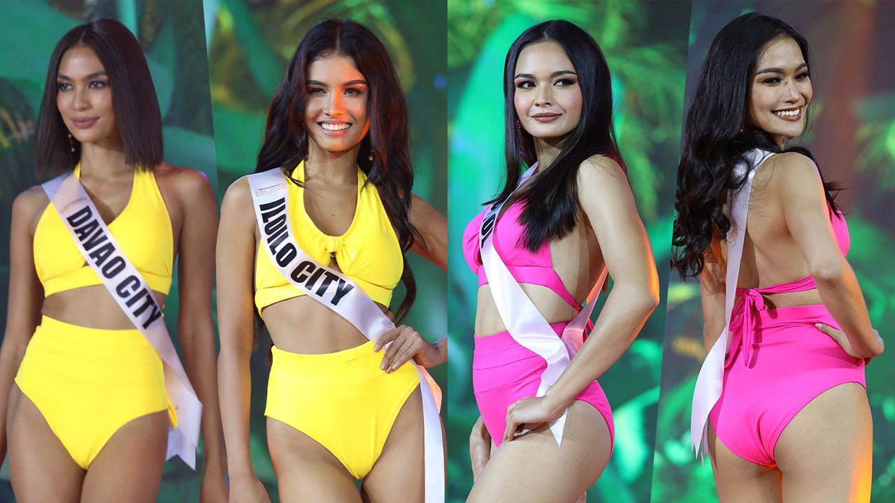 IN PHOTOS: The Miss Universe Philippines 2020 candidates in swimsuits during the preliminary competition