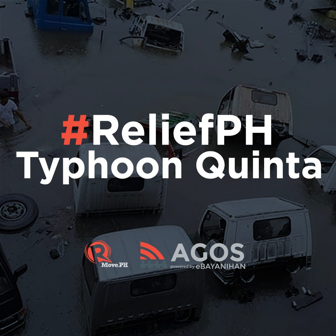 #ReliefPH: Help affected communities recover from Typhoon Quinta aftermath
