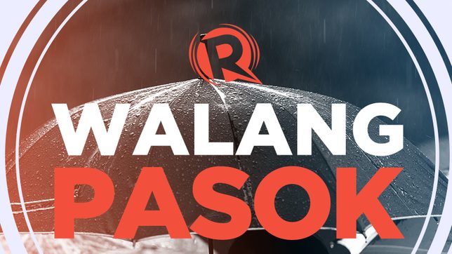 #WalangPasok: Class suspensions, Tuesday, October 12, 2021