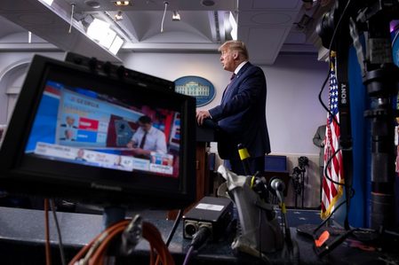 US media cut away from Trump’s false election fraud claims on live TV