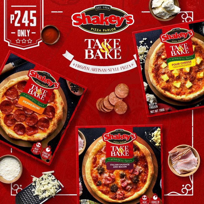 Shakey’s frozen pizza available online