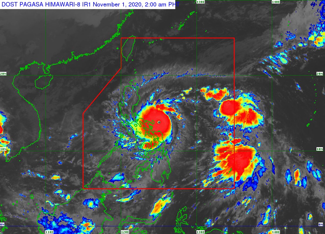 Rolly intensifies into super typhoon, makes landfall in Catanduanes