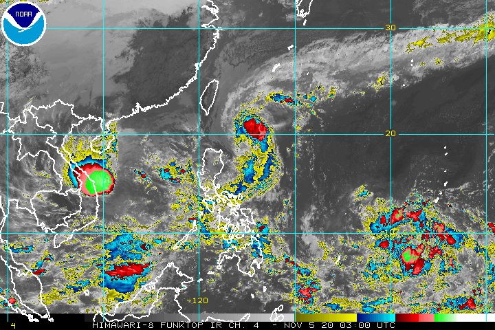 Signal No. 2 up in Batanes, Babuyan Islands due to Severe Tropical Storm Siony