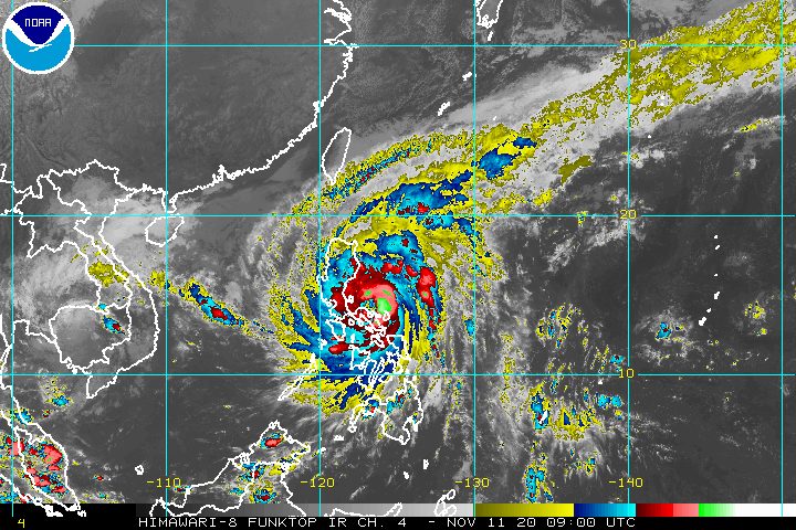 Typhoon Ulysses gains more strength ahead of landfall