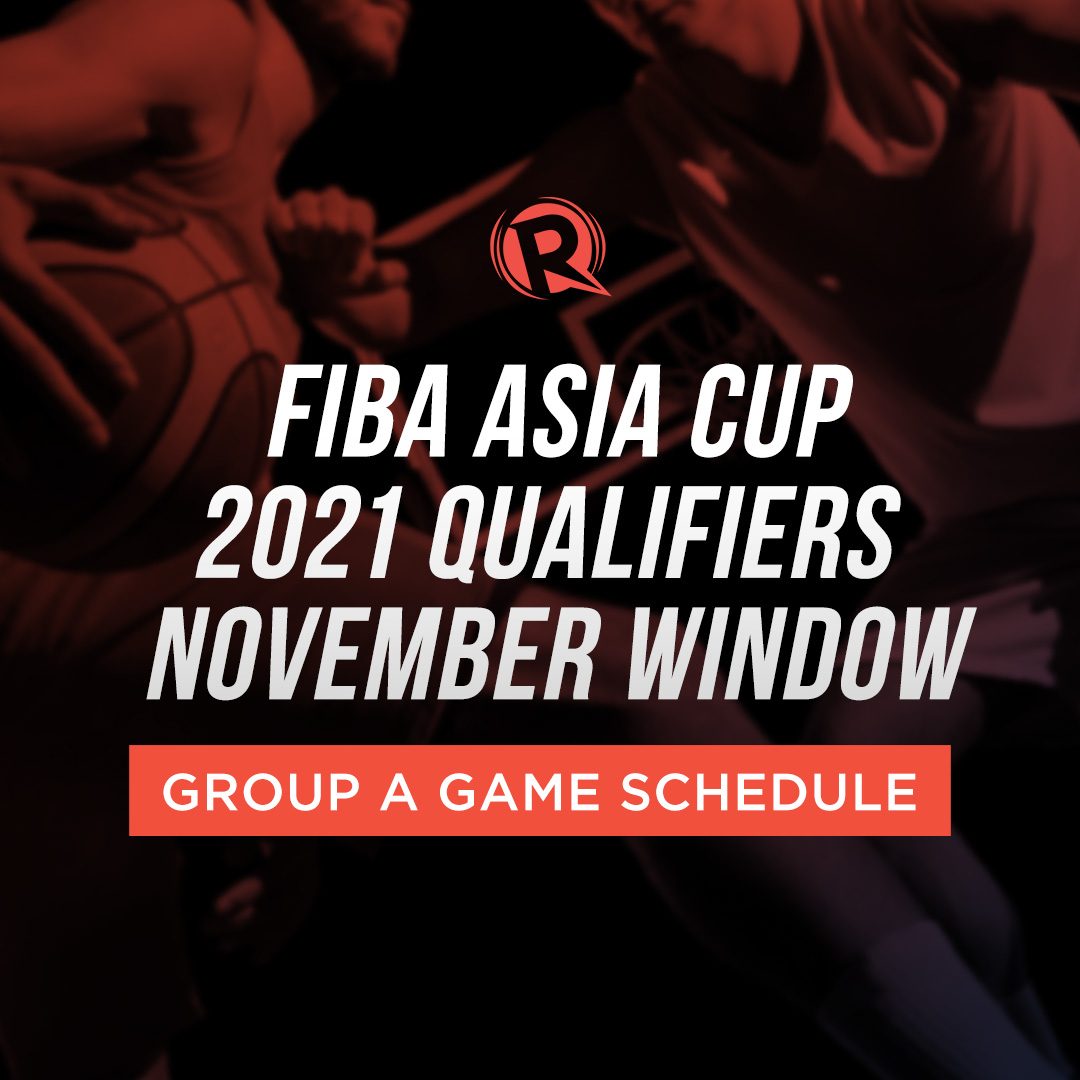 GAME SCHEDULE: FIBA Asia Cup Qualifiers November window