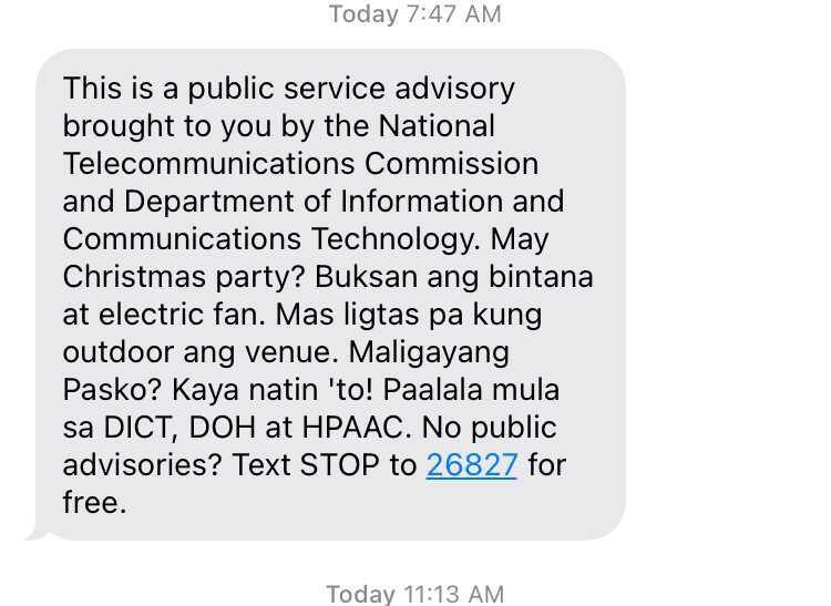 DOH disowns Christmas party protocol sent to public via text message