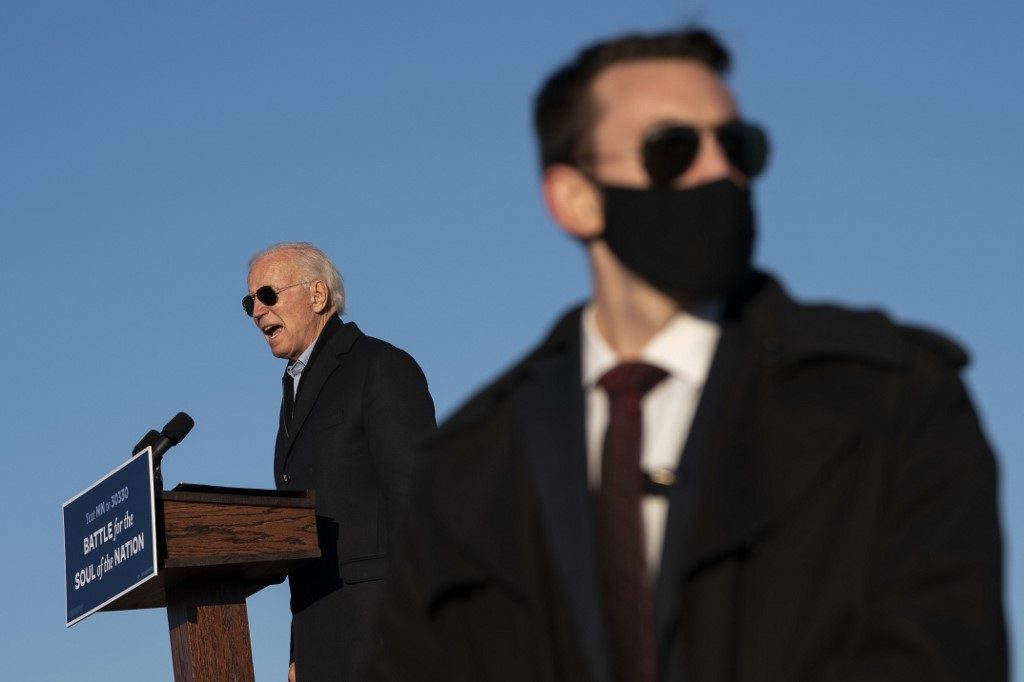 US Secret Service tightens security around Biden as he edges toward win