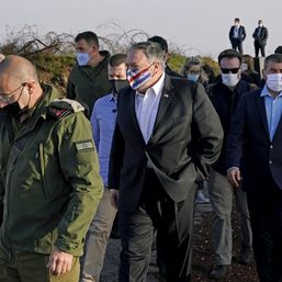 Pompeo 1st US top diplomat to visit West Bank settlement, Golan Heights