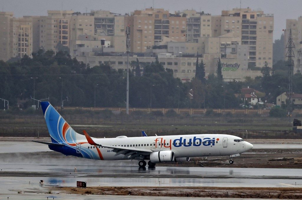Flydubai plane returns after inaugural service Tel Aviv