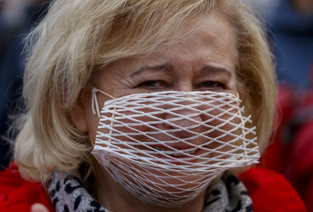 Germany’s anti-mask movement draws strange bedfellows