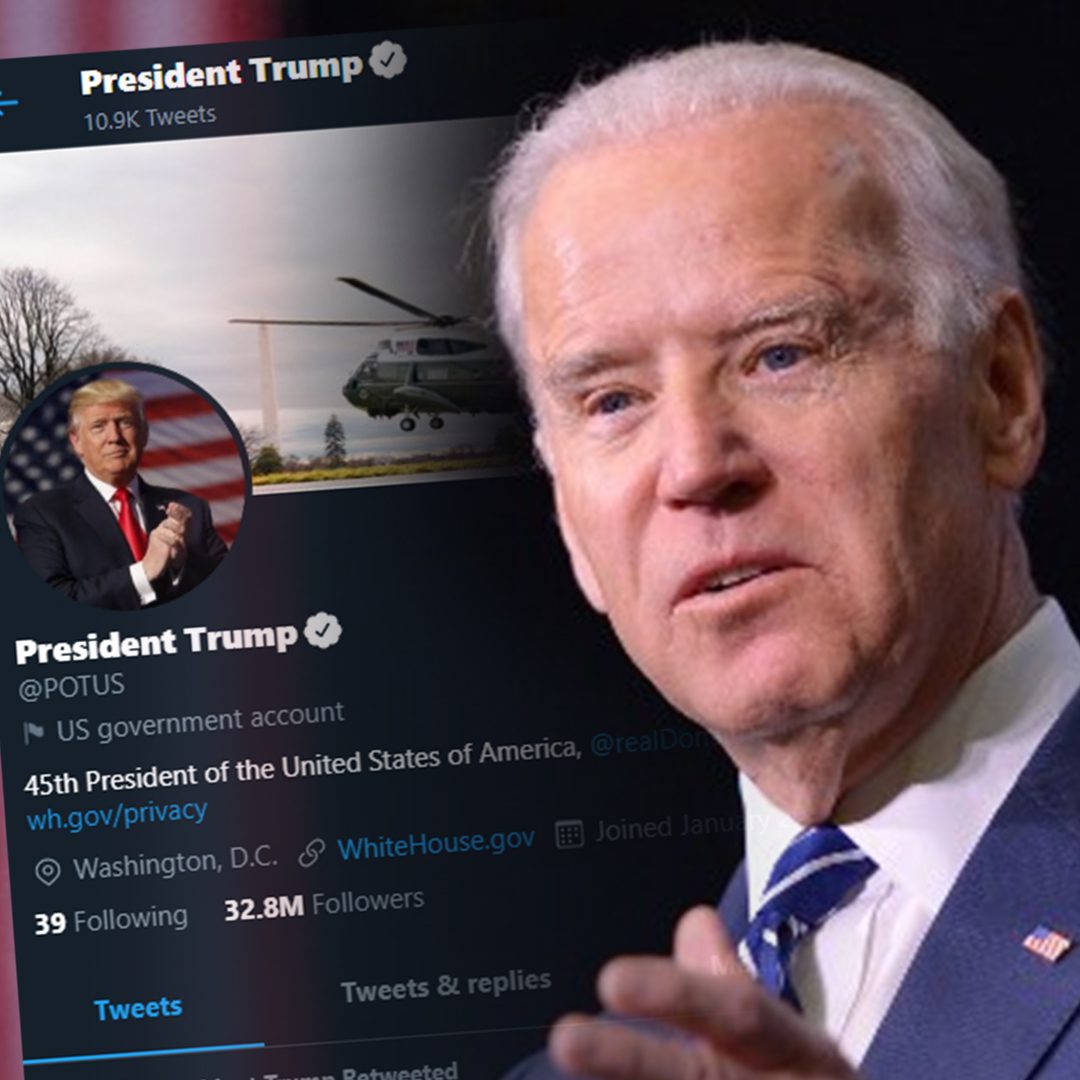 Twitter to hand @POTUS account to Biden on inauguration day