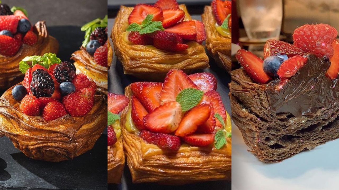 This Makati bakery’s croissant tarts are topped with strawberry, mango